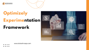 Optimizely experimentation framework showing A/B testing, multivariate testing, and website performance optimization workflow