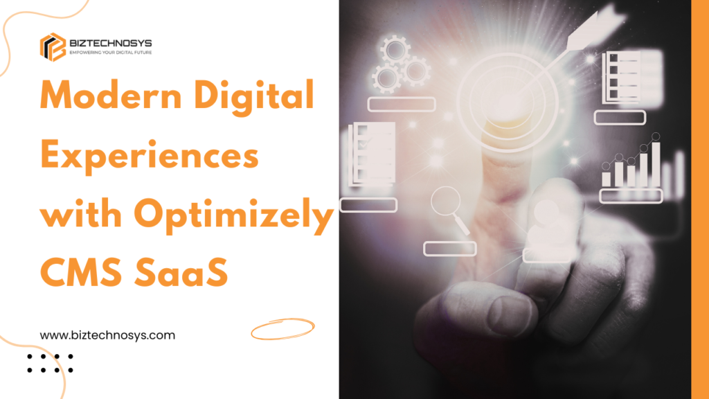 Optimizely CMS SaaS dashboard enabling modern digital experience management across multiple channels