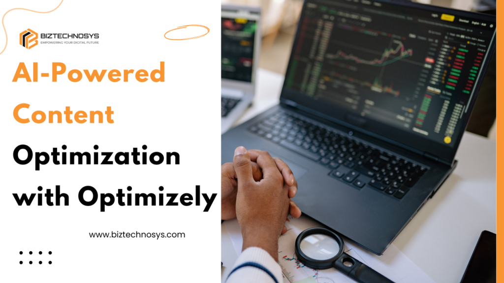 AI-powered content optimization dashboard with personalization and analytics using Optimizely