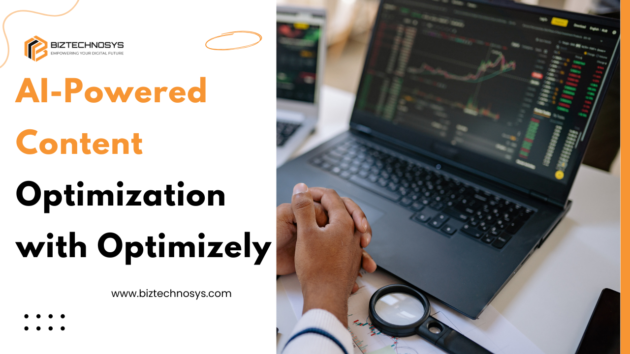 AI-powered content optimization dashboard with personalization and analytics using Optimizely