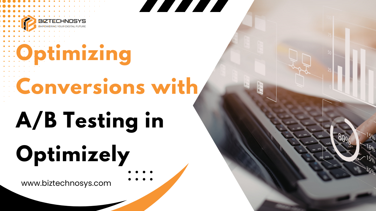 A/B testing for conversion optimization in Optimizely dashboard