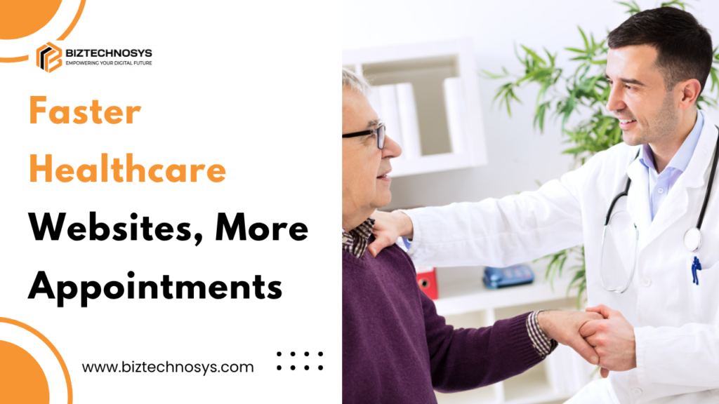 Patient booking optimization with faster healthcare website and doctor assisting patient